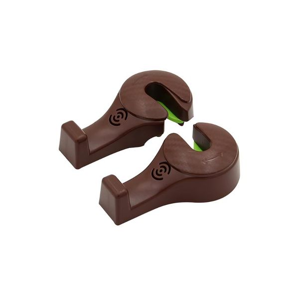

interior decorations 2 pcs abs strong load-bearing capacity universal headrest hook car back seat organizer for bag umbrella