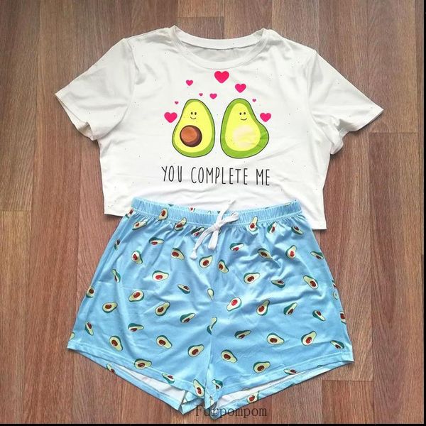 

cotton print pijama casual women sleepwear simple comfort short sleeve nightwear set pyjama femme home clothes cat, Black;red
