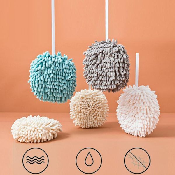 

towel soft hand ball shape dry towels strong water absorbent kitchen cleaning hang quick