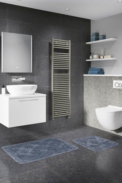 

the labyrinth of alanur curling & cotton 2 li mop tumbled blue 505lbr bath mats