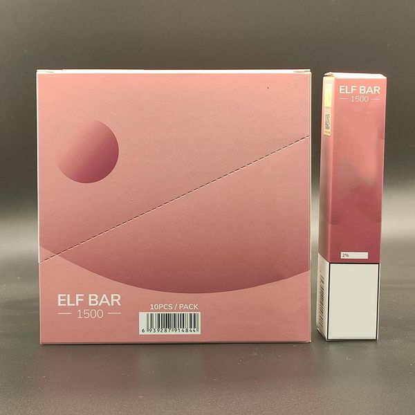 

100% 850 mah 1500puff english russian for elf bar 1500 lux