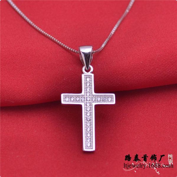 

pendant necklaces lsp899 cross necklace jewelry 2014 fashion jewelry,, Silver