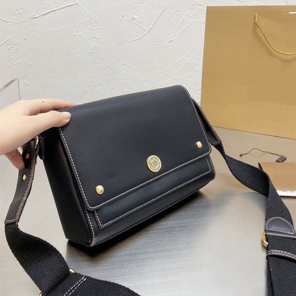 

designer women classic messenger flap shoulder bag cowhide leather crossbody bags lady wallets solid color handbag purse