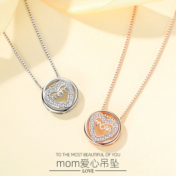 

jewelry highly quality women party wedding lovers gifts925 sterling silver mom pendant with luxurious fashion design
