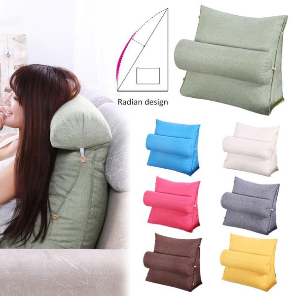 

cushion/decorative pillow bed backrest soft bag lumbar support film +woven couch chair sofa relieving muscle fatigue