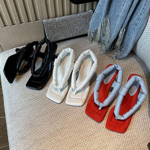 

sandals 2021 women pumps high heels modern sandal shoes for fashion female flip flops casual ladies pu leather, Black