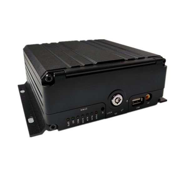 

h.265 4ch hard drive mdvr with gps for bus, van, cab, truck nvr kits, Black;white