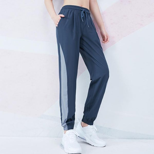 

running pants vansydical 2021 jogging sweatpants women slacks loose trousers drawstring waist femme gym yoga, Black;blue