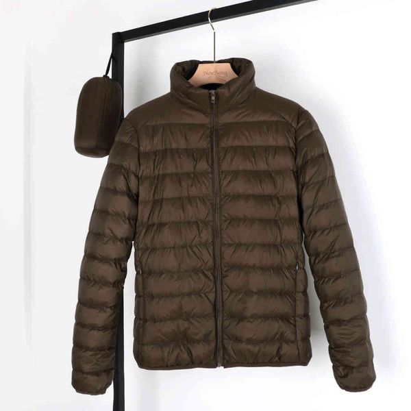 

men's matte super et, light down coat, windproof and warm coat, Black