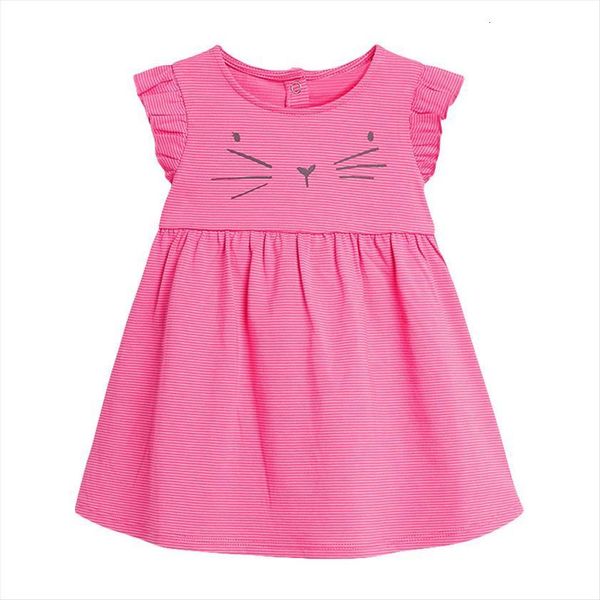 

little maven summer baby girl dresses children clothes toddler cotton animal print vestiods frocks casual dress for kids 2 7, Red;yellow