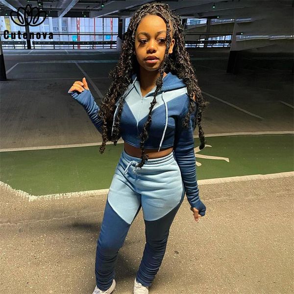 

women's two piece pants cutenove party club suit summer 2021 shirring patchwork crop 2 set vetement femme outfits, White
