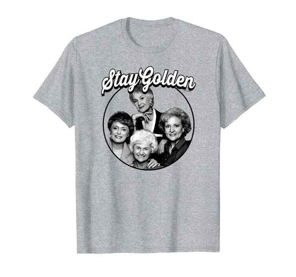 

the golden girls stay golden t-shirt, White;black