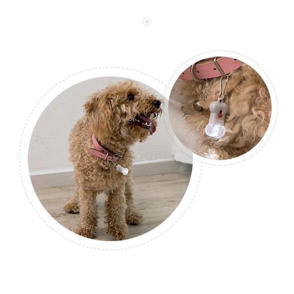 

dog tag,id card pet anti-lost warning light safety neck tag tracker accident prevention supplies accessories