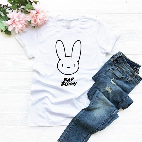 

women's t-shirt european clothing bad gothic punk kawaii for girls boys women men streetwear casual korean mujer camisetas, White