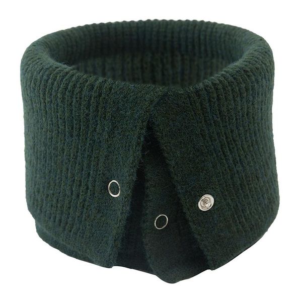 

winter wool knit button warm scarf female cashmere stretch thick collar neck guard scarves women windproof cycling pullover, Blue;gray