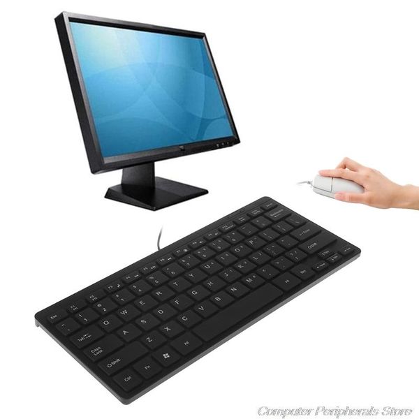 

mini ultra thin quiet 104 keys multimedia usb wired keyboard for lapdeskj29 21 drop keyboards