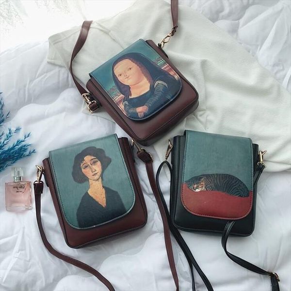 

korean messenger bag fashion small fresh texture ladies