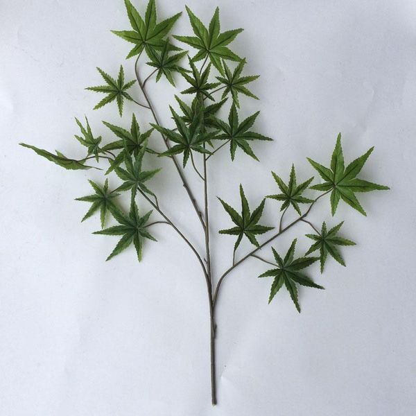 

artificial leaves home wedding diy scrapbooking garden latex plant branch outdoor decoration decorative flowers & wreaths