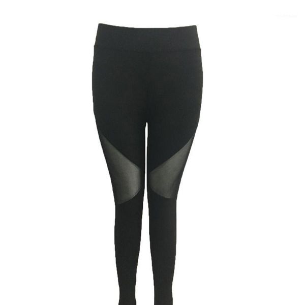 

fashion pants women waist fitness leggings running gym stretch sports trousers w314 women's & capris, Black;white