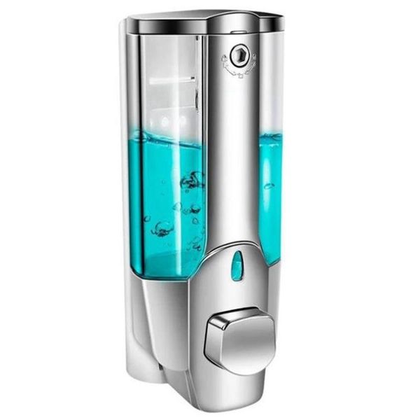 

liquid soap dispenser wall mount, 350ml/12oz hand shampoo shower gel for bathroom kitchen office