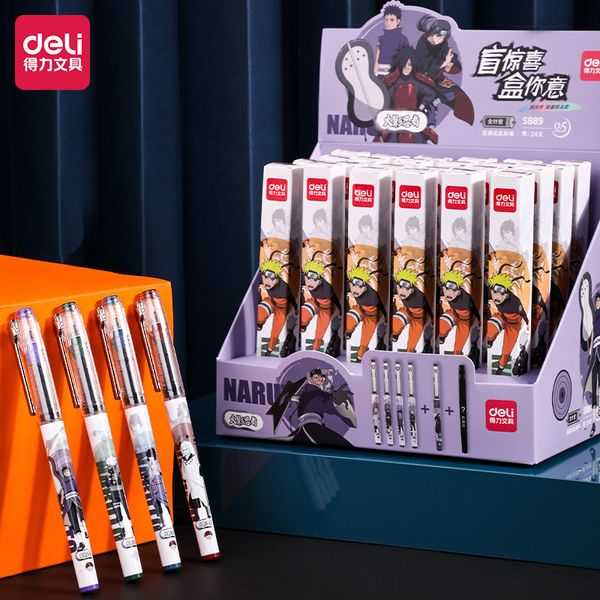 

blind deli box s889 naruto straight liquid ball pen 0.5mm needle black neutral