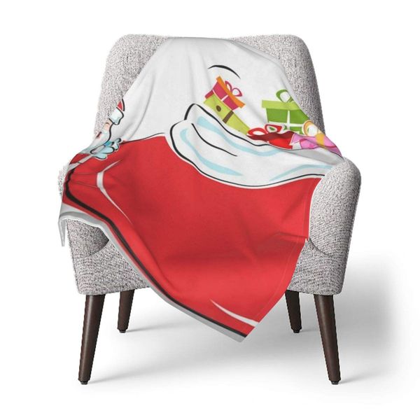

baby swaddle wrap blanket funny santa claus merry christmas soft plush receiving baby blanket personalized baby boy girl fleece