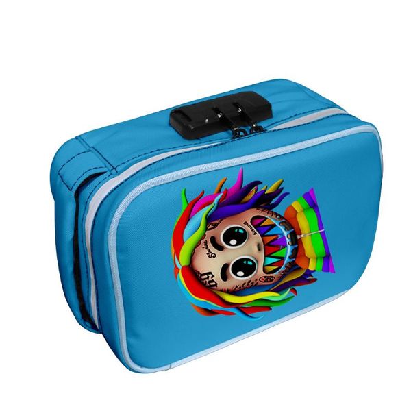 

6ix9ine rey oxford cloth 3d printing deodorant tobacco bag storage cosmetic bags & cases