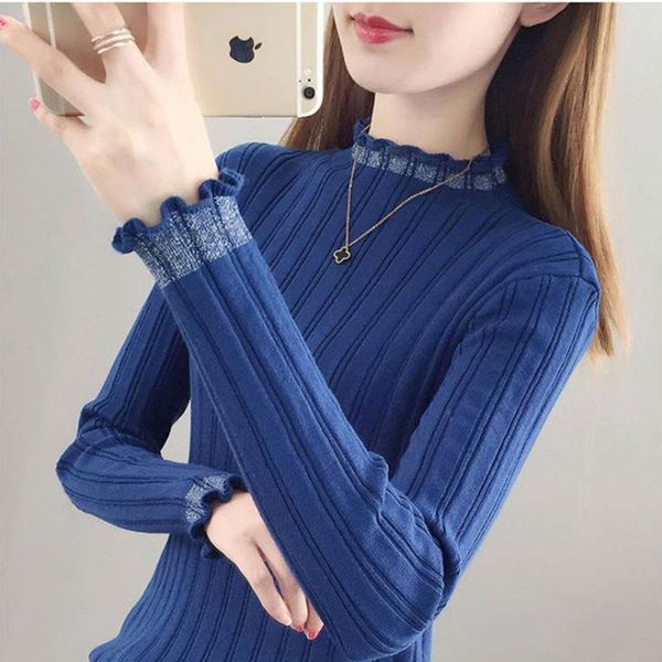 

women's sweaters winter autumn white sweater women casual loose lady turtleneck solid color simple knit pullover zz0074, White;black