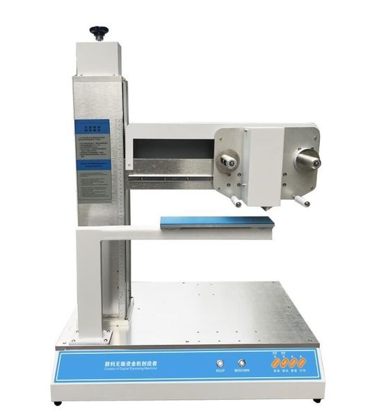 Impressoras 400X Controle automático do computador Digital Caderno de ouro Estampando a impressora da máquina de impressão para o cartão basculante