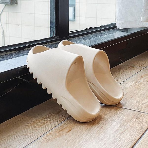 

slippers soft eva hole leaking women bathroom shoes slides anti-slip indoor home house bath sandals men, Black