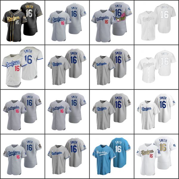 

los angeles dodgers men 16 will smith women youthjersey, Black;red