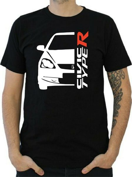 

mens t-shirt honda civic type r, White;black