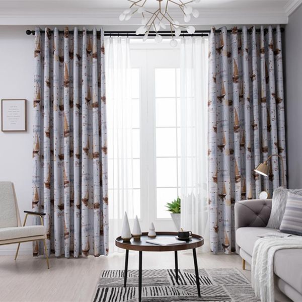

curtain & drapes modern blackout start sailing pattern for living room window bedroom shading ready made finished blinds b 2jl611