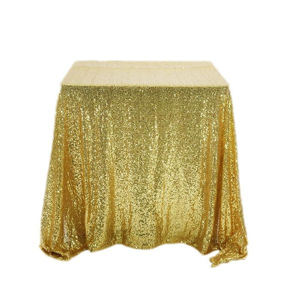 

table cloth sequins tablecloth european style bling golden embroidery rectangle solid color household el wedding simple decoration cover
