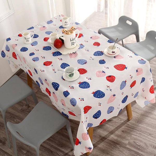 

table cloth fashion tablecloth oil-proof pvc for dinning room party family dinner