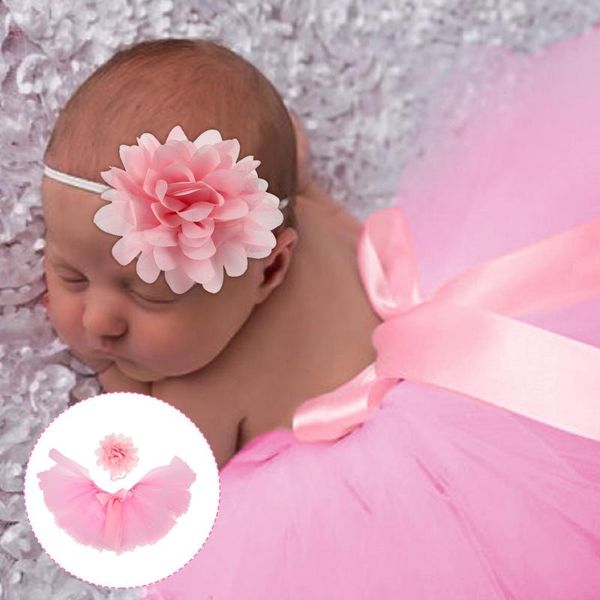 

skirts 2pcs baby pography clothing born tutu skirt outfit, Blue