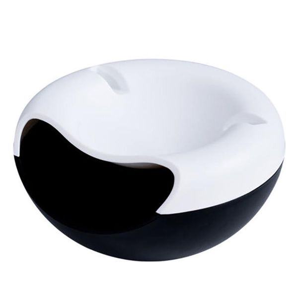 

bowls creative bowl lazy snack double layer storage box deskbed trash can fruit plate dish organizer