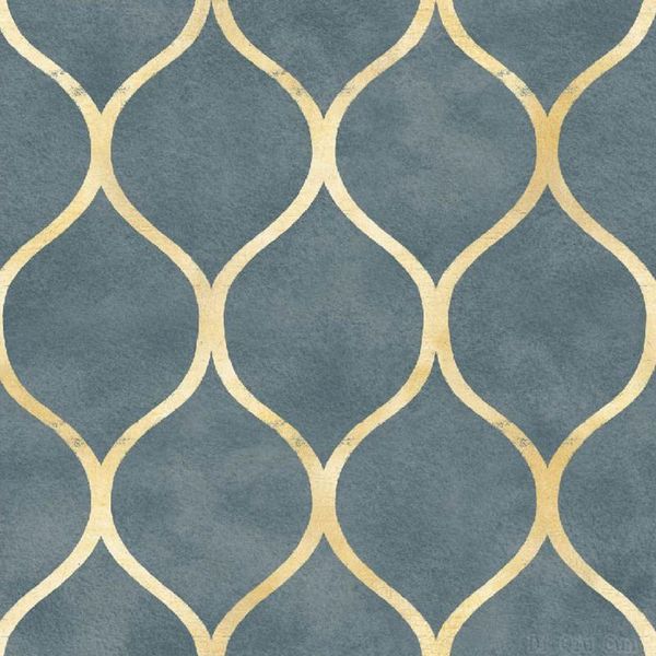 

wallpapers peel and stick wallpaper graphic trellis sapphire blue/gold stripe removable contactpaper for home bathroom bedrooom decorations