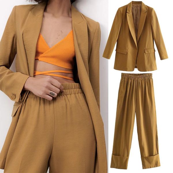 

women's two piece pants business casual women, White