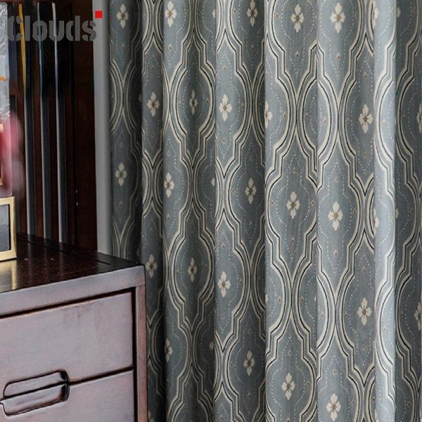 

curtain & drapes 2021 modern curtains for living dining room bedroom chinese simple printing window tulle finished customization