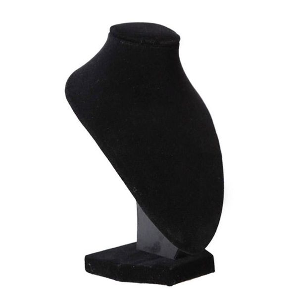

jewelry pouches, bags mannequin necklace pendant display stand holder show decorate tool c44, Pink;blue