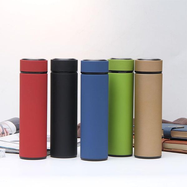 

water bottles murricon 2 pack stainless steel double wall rubber paint bottle sports outdoor drinking vacuum insulated flask