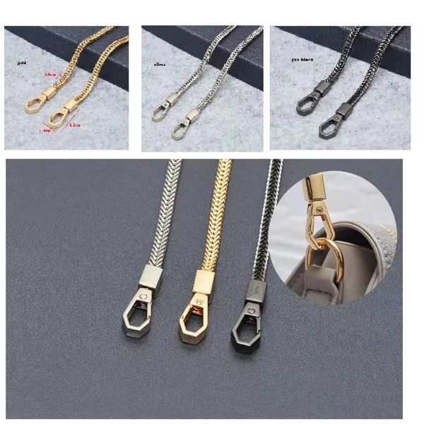 

bag parts & accessories hight quality hardware purse chain strap handbag replacement diy, Black