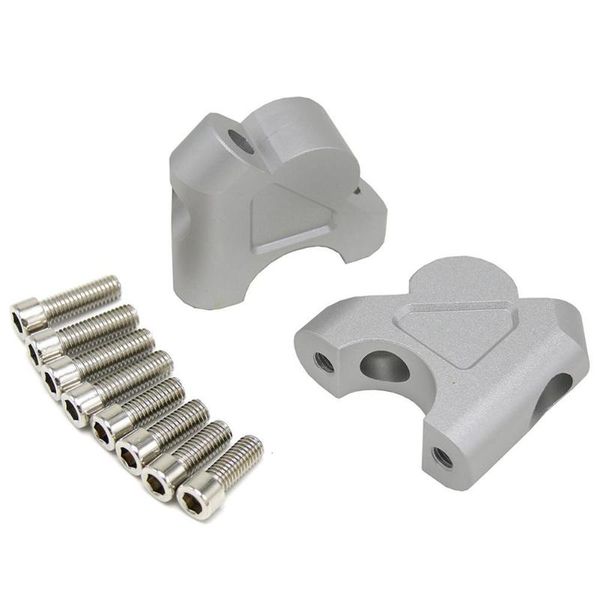 

handlebars 2pcs motorcycle handlebar aluminium riser clamp mount for r1200gs lc