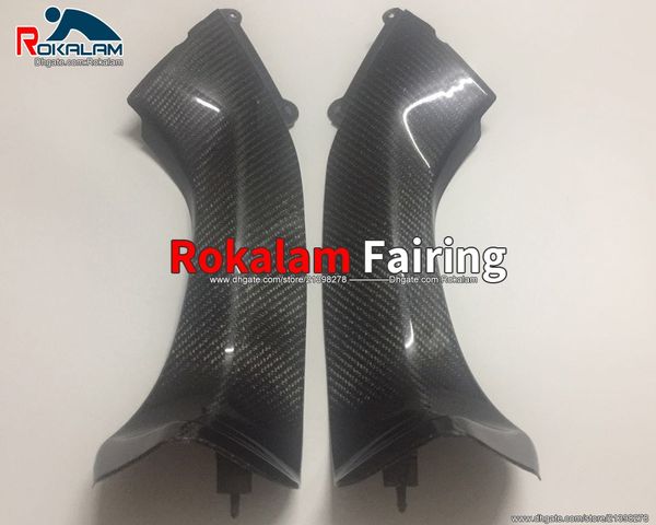 

carbon fiber intake dash panels fairings for kawasaki ninja zx-10r 2006 2007 motorcycle parts zx10r upper front dash air intake cover