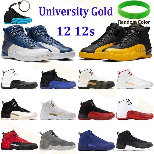 

12 12s basketball shoes university gold indigo taxi cny black royal blue ovo white reverse flu game cherry men women sportsa56a06