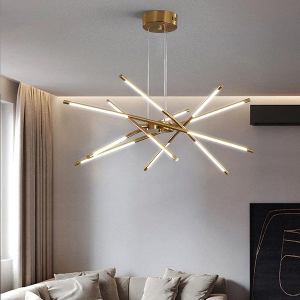 

pendant lamps nordic chandeliers lighting indoor for living dining room bedroom kitchen home black gold decoration villa hanging led