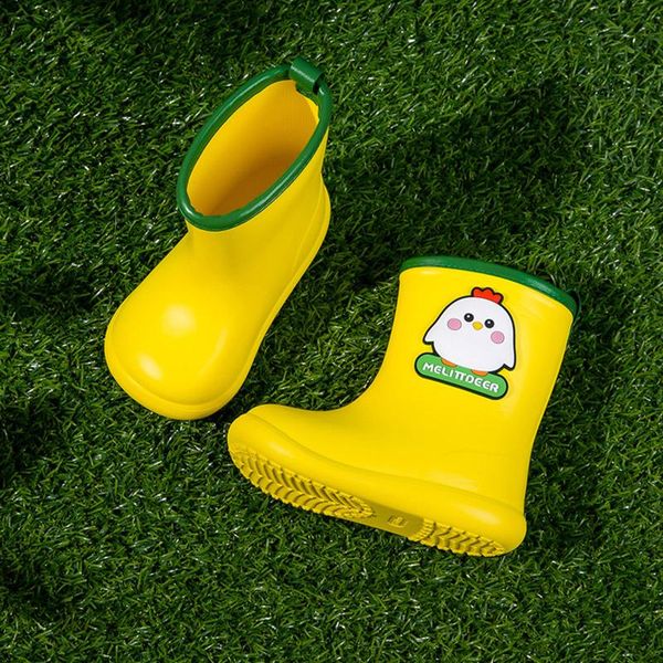

boots boys girls rubber waterproof rain shoes baby infant cartoon water for girl l6, Black;grey