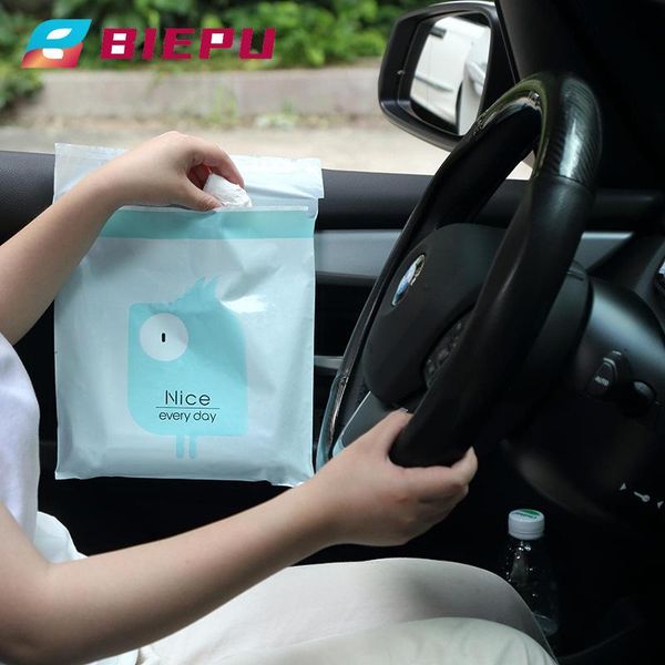 

car organizer biepu creative adhesive garbage bag disposable plastic