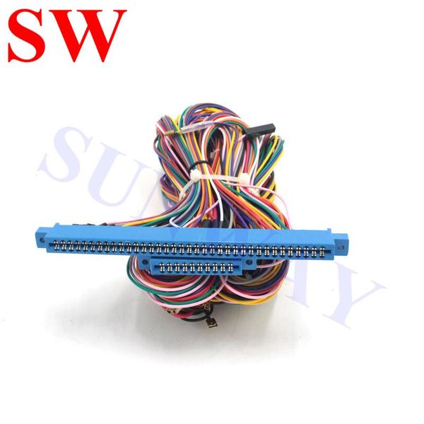 

game controllers & joysticks 2pcs 10pin + 36pin jamma harness wire for arcade red board casino mega games machine accessory